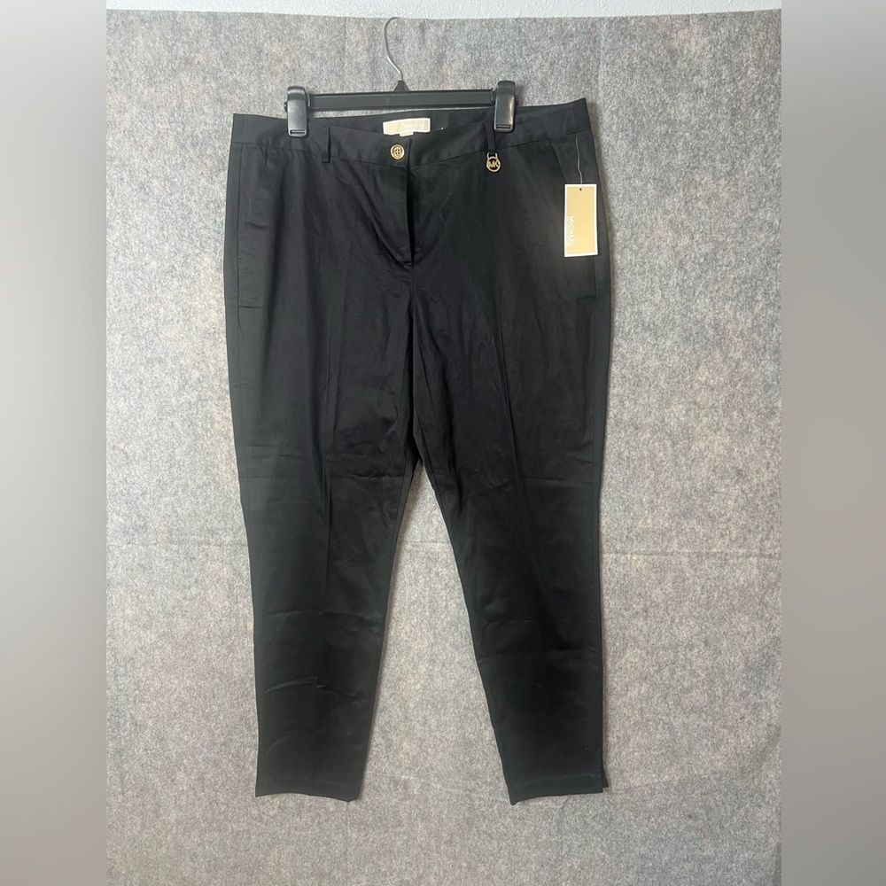 MICHAEL Michael Kors Woman Size‎ 14 Classic Black Dress Pants New